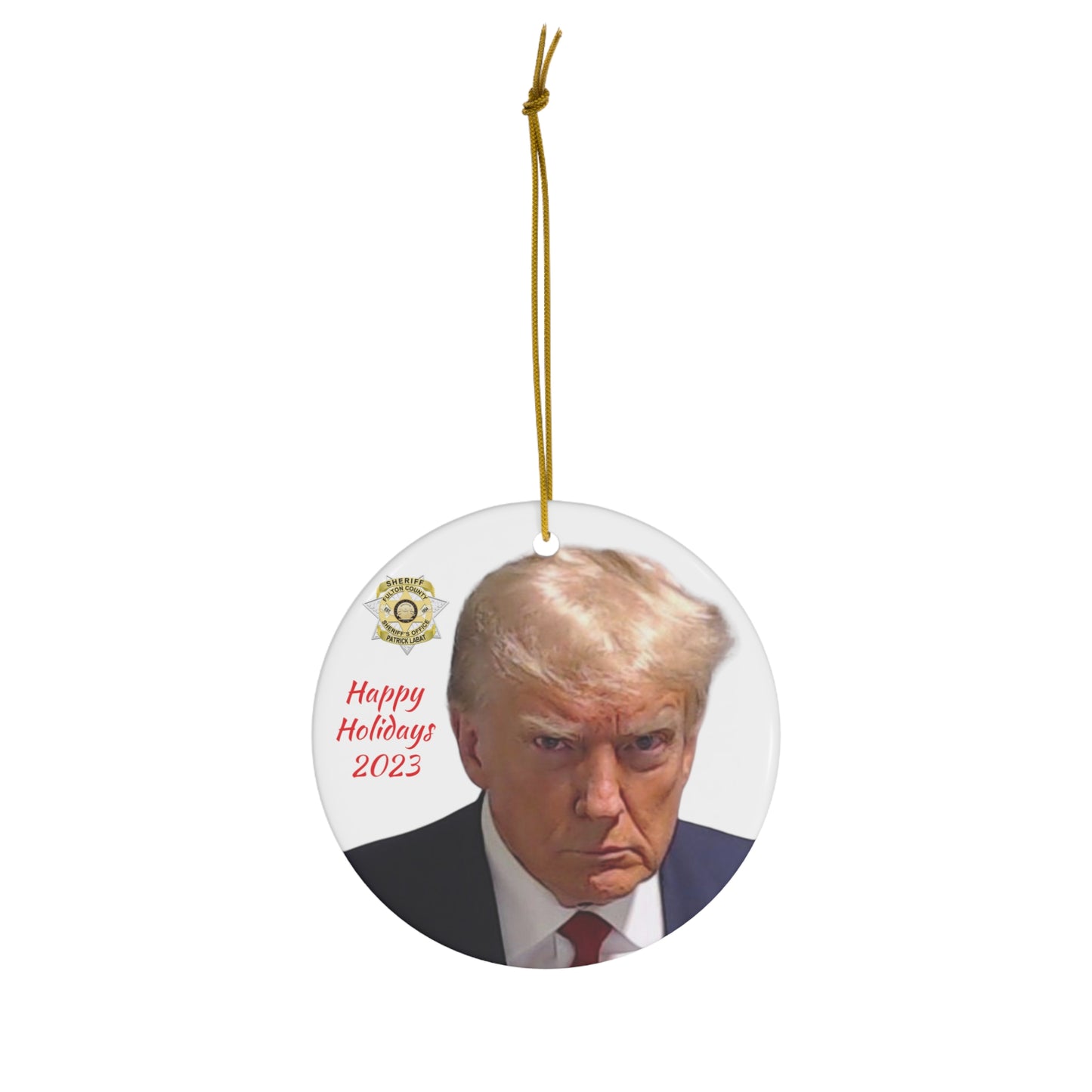 Trump Mugshot Ornament - Collector 2023